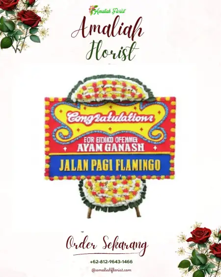 Sewa Papan Bunga Mandau Talawang